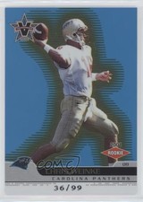 2001 Pacific Vanguard Rookie Gold 36/99 Chris Weinke #109 wo2