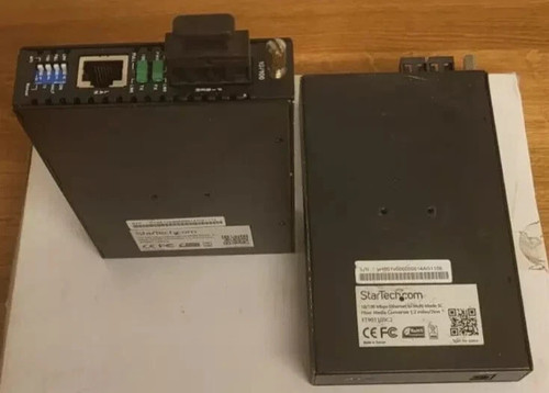 StarTech.com 10/100 Mbps Multi Mode Fibre Media Convertisseur ST 2 km - Photo 2/3