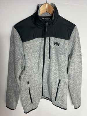 Helly Hansen Fleece Jacket Varde Full Zip | Men's | Grey/Black | Medium |