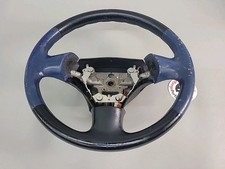 1999-2005 Nb 10ae Mazda Miata Leather Blue Black Leather Steering Wheel Mx-5