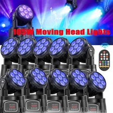 RGBW 4in1 Moving Head Light Sound Activated Multi Colors Stage Party Lighting