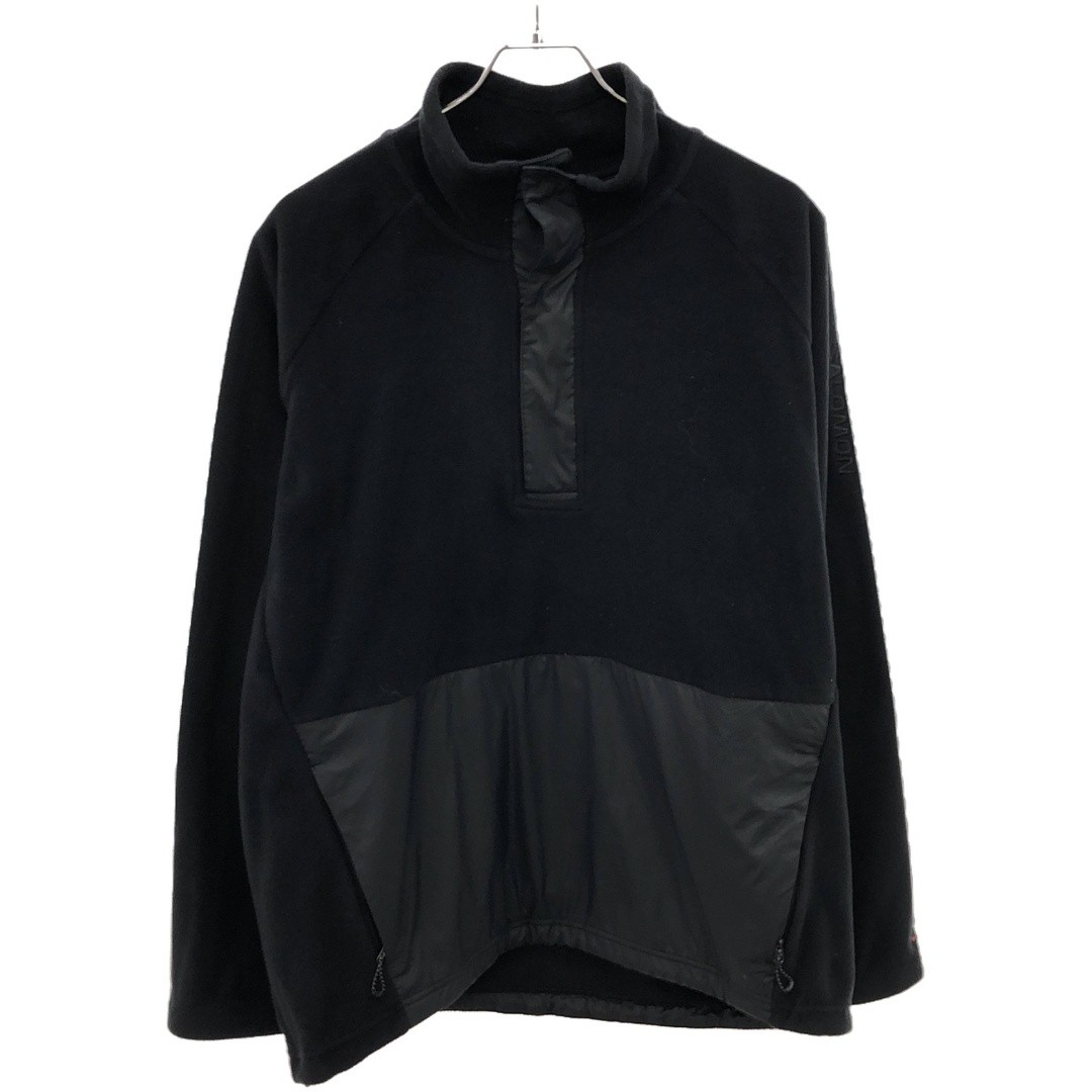 SALOMON Pullover Giacca Pile Nero M Usato0