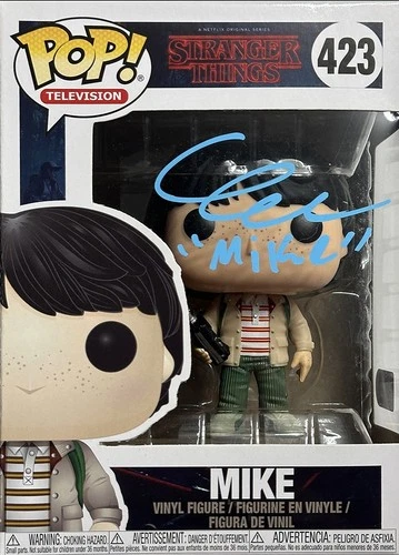 🔥Funko Pop! Stranger Things: Mike #423 Signed Finn Wolfhard W/COA!🔥