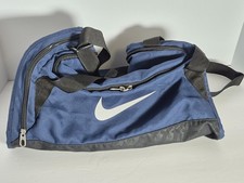 Nike Brasilia Training Duffel Bag Navy Blue Gym Sports Travel Medium Size New