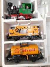 GKUE14 LGB 70402 Bauzug Starterset - Inhalt wie abgebildet, Nur Lok und Wagen -