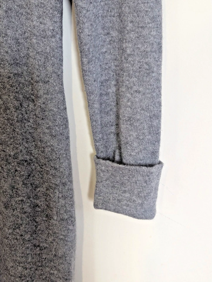 Banana Republic Sweater Dress Women Size Small Filpucci Merino Wool Blend Gray - Image 3 of 4