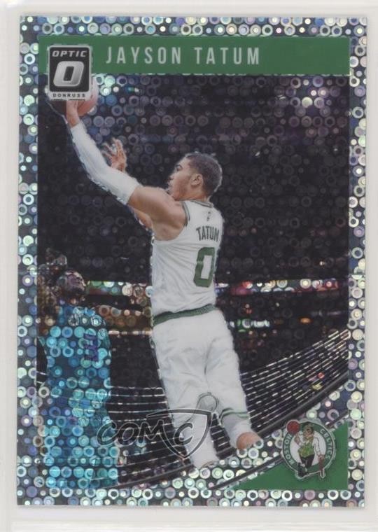 2018-19 Panini Donruss Optic Fast Break Holo Prizm Jayson Tatum #76 9l4