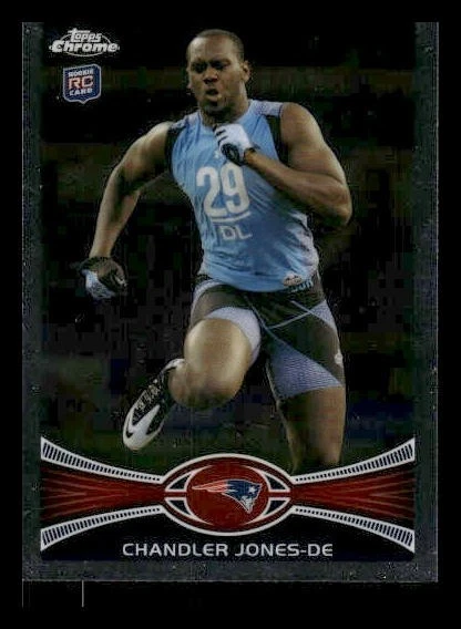 2012 Topps Chrome #140 Chandler Jones RC Rookie New England Patriots