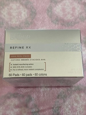 Doctor Babor - Refine RX AHA Peel 60 Pads Smoother Radiant Complexion SEALED