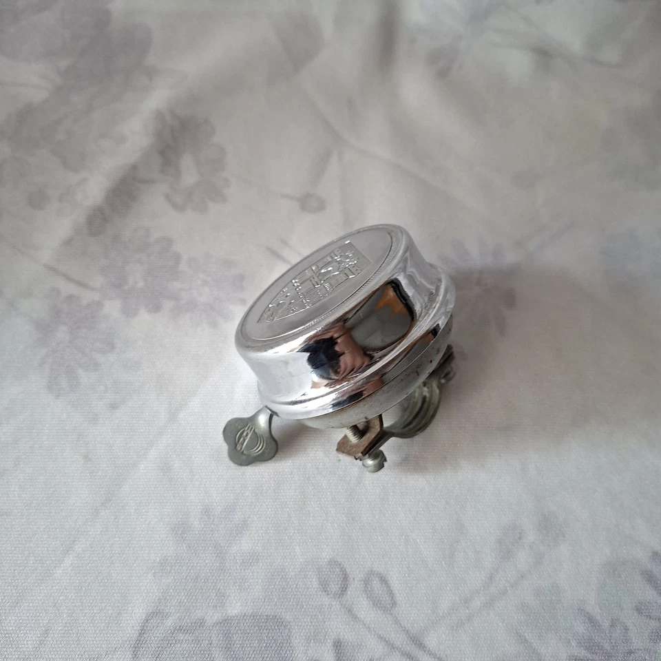 Fahrrad Moped Klingel Heidemann Werke Einbeck HWE 🔔 Wappen Einbeck Vintage Oldi - Bild 3 von 4