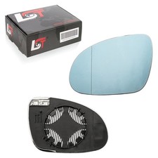 Spiegelglas Seitenspiegel links beheizbar asphärisch Blau für VW Passat 3BG 03-