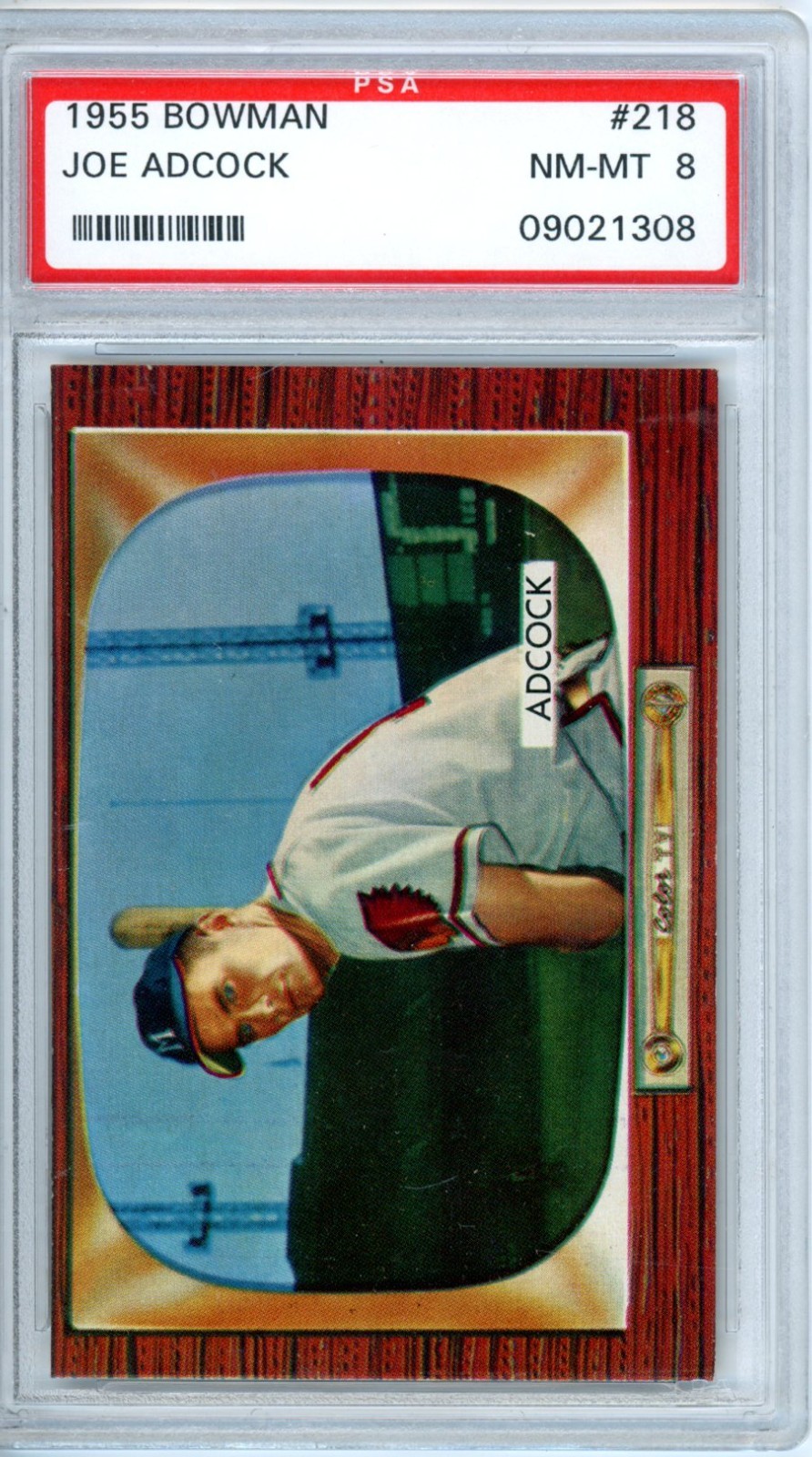 1955 Bowman Joe	Adcock	218	PSA 8	Braves