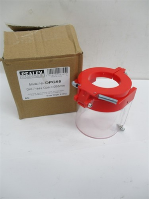 #ad Sealey Model Number # DPG95 Drill Press Guard 55mm Clear Red $8.01