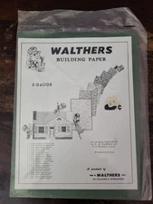 Vintage Walthers Building Paper