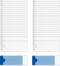 100 Pack Index Card Pockets Label Holders Self Adhesive Index Label Pockets Shel