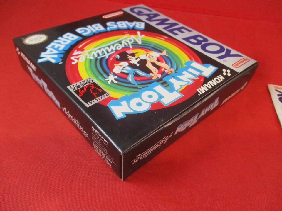 Tiny Toon Adventures: Babs' Big Break (Nintendo Game Boy 1992) COMPLETO con caja #R Foto 3 de 4