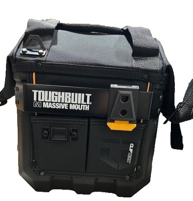 ToughBuilt-Massive Mouth 12'' Tool Bag Compact Wide-Opening Tool Bag, 25 Pockets
