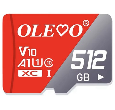 Carte Micro SD 512 Go Haute Vitesse Classe 10 Carte Micro SD SDXC avec