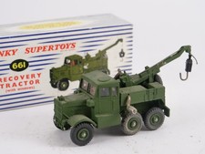 Dinky Toys GB No. 661 Recovery Tractor Military Breakdown Truck In Box