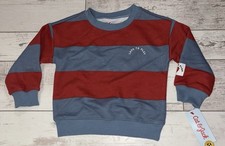 Cat  Jack Long Sleeve Sweatshirt size 2T - Red/Blue/Stripes - NEW