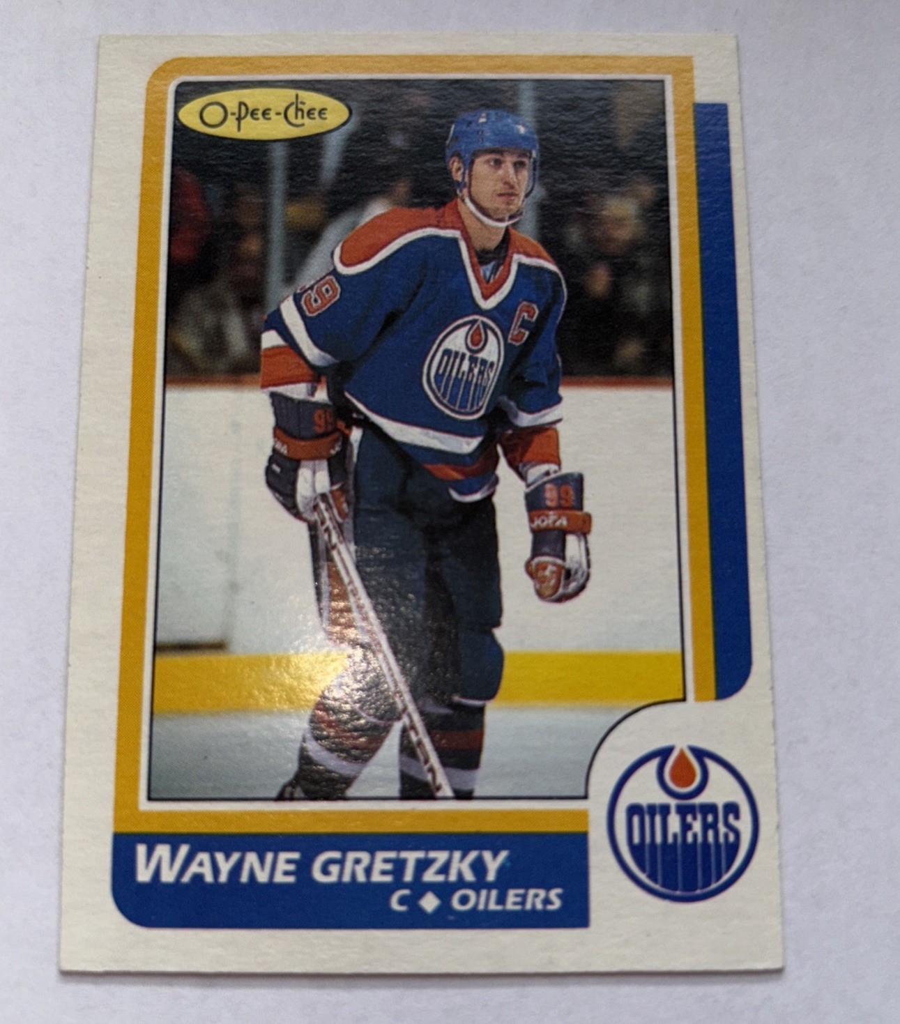 1986-87 O-Pee-Chee Wayne Gretzky Edmonton Oilers #3