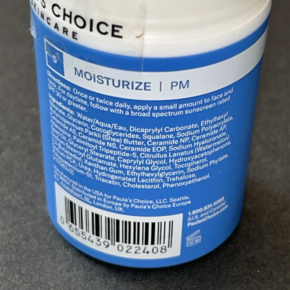 Crema hidratante avanzada Paula’s Choice Barrier Repair 1,7 oz sellada Foto 4 de 4