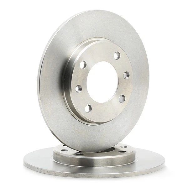 2x BREMBO 08.5334.10 Disque de frein Arrière convient pour PEUGEOT 207 (WA, WC) - Photo 3/4