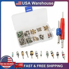 102pcs Car R12  R134a A/C Air Conditioner Schrader Valve Core Remover Tool Kit