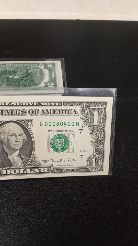 3-😎 🎶 2-$1 And1-$2/63-B Barr/95'FR/76'$2STAR/All Signed By Pepsi Bill Stoddard - Image 3 of 4