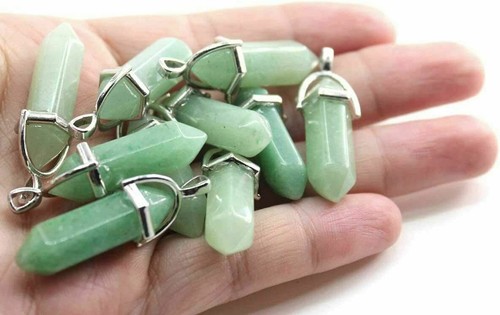 100 Stck. Amethyst Anhänger Stein Heilpunkt Reiki Chakra Anhänger Charms Bulk - Bild 55 von 56