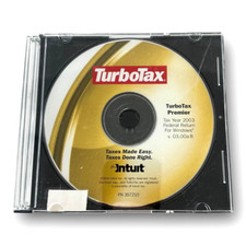 Intuit TurboTax Premier Tax Year 2003 Federal Return for Windows