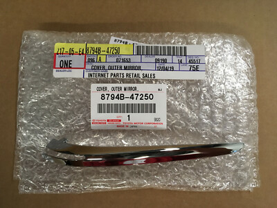 TOYOTA CAMRY OUTER MIRROR REPAIR PIECE FITS 2018-19 DRIVER SIDE | eBay