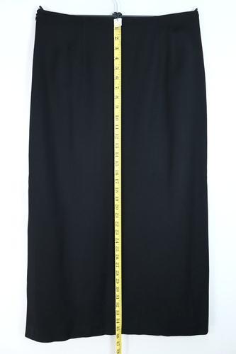 JONES NEW YORK Women's Stretch Wool Viscose Pencil Skirt Lined Black Size 12 - Picture 12 of 15