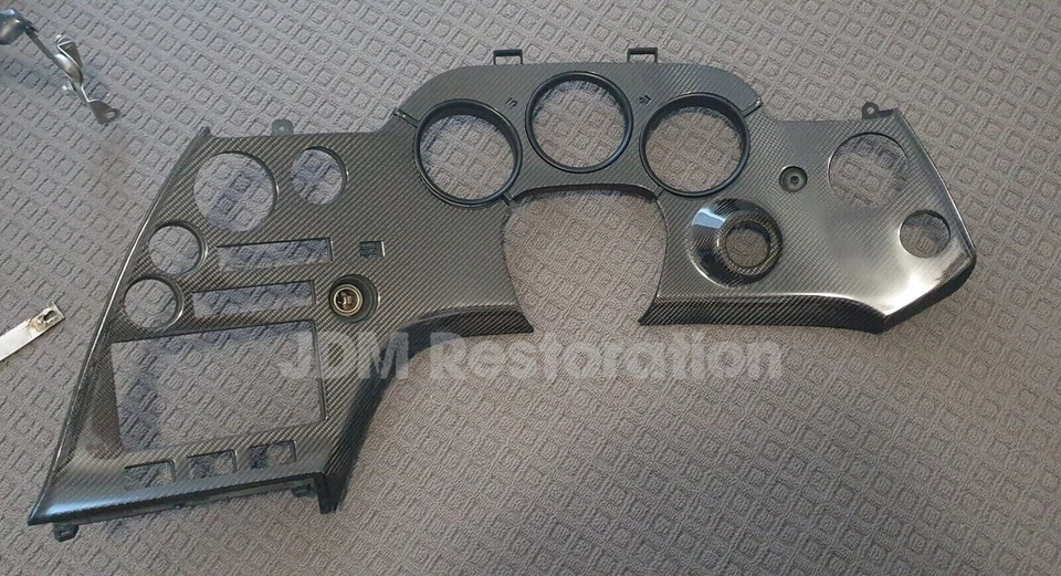 Carbon Dash Overlay Set to suit S1 Jza80 Supra Sz Szr Rzs Gz Rz Jdm Turbo - Image 4 of 4