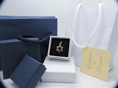 Pendentif étoile De David En Or Jaune 18 Carats (750/1000) - 1 Gramme - Occasion
