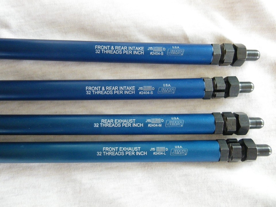 JIMS Harley adjustable PUSHRODS shovelhead (or) panhead .. SUPER HIGH