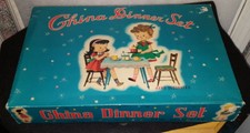 Vintage Childs Dish Set - Original Box