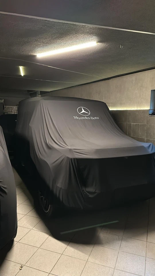 MERCEDES BENZ GL X164 2006 2012Custom Fit İndoor Car Cover W/logo Red Black Gray Foto 4 de 4