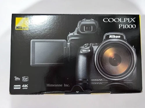 Nikon COOLPIX P1000 digital camera black Telesphoto Zoom Lens x125 P series