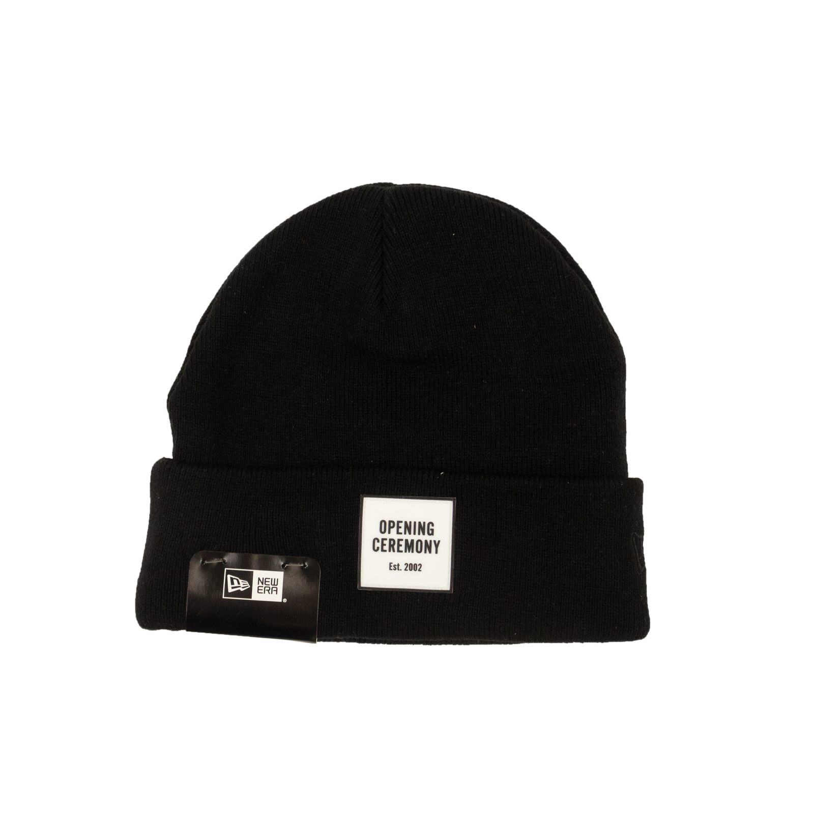 NWT OPENING CEREMONY Black Acrylic OC Logo Beanie Hat Size OS 2690₽