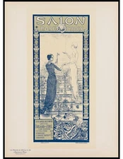 Original Lithograph by Carlos Schwabe from Les Maitres de L'Affiche Plate 74