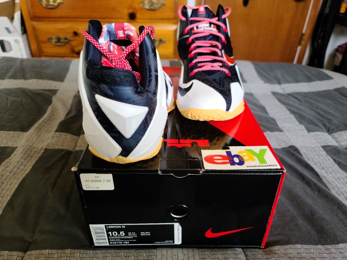 Nike Lebron XI Independence Day - with box   Great condition NIKE LEBRON XI 11  main image 2