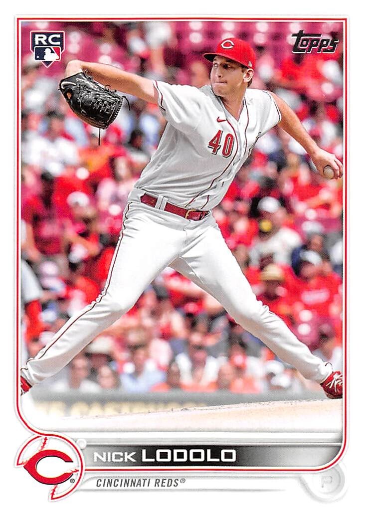 2022 Topps Update #US298 Nick Lodolo RC Rookie Card Cincinnati Reds 💎⚾💎