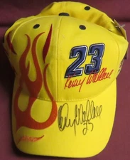 VINTAGE STACKER 2, #23, HAT, AUTOGRAPED BY KENNY WALLACE, NEW WITH TAG