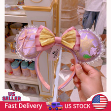 Disney Parks Rapunzel Tangled Pascal cuddly Ears Minnie Headband Disneyland