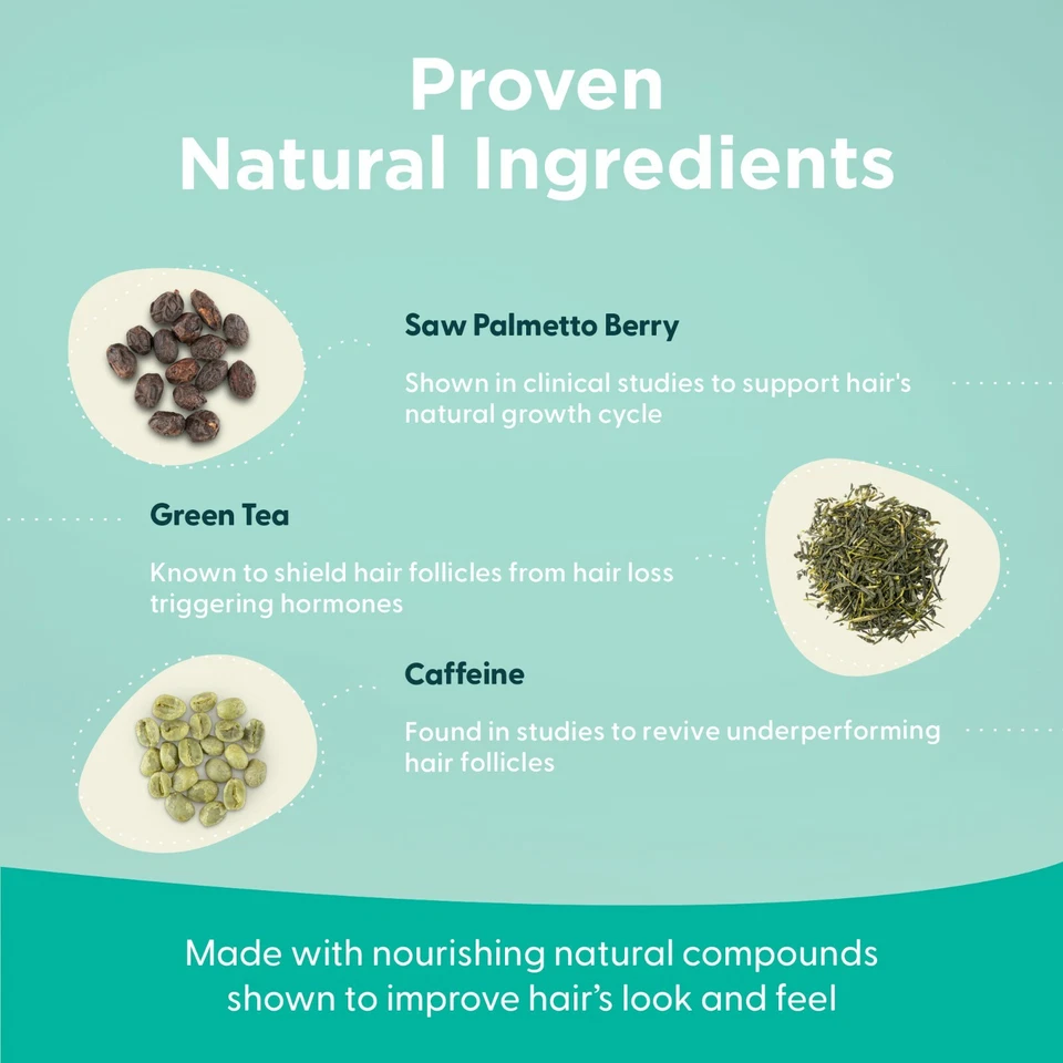 Champú para pérdida de cabello Shapiro MD, fórmula vegana con bloqueadores DHT para adelgazar el cabello Foto 4 de 4