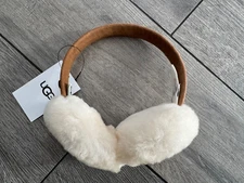 UGG KIDS SHEEPSKIN EARMUFFS, CHESTNUT BROWN, NWT, ONE SIZE