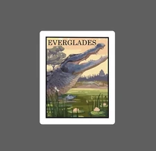 Everglades Sticker Wilderness Waterproof Alligator Animal Travel Gift NEW