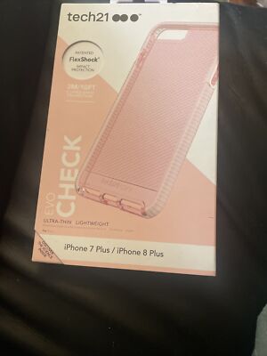 Tech21 Evo Check FlexShock Case for iPhone 8 Plus, iPhone 7 Plus - Light