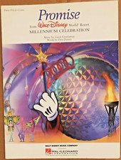 1999 WALT DISNEY WORLD RESORT sheet music PROMISE MILLENNIUM CELEBRATION